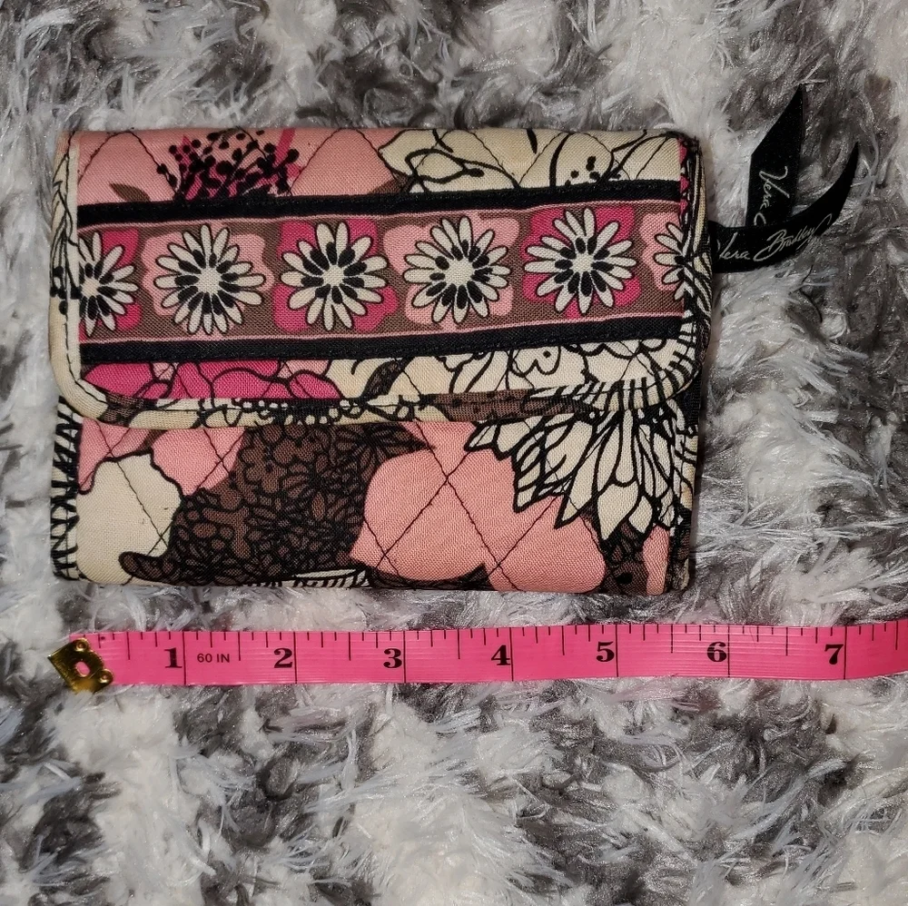 Vera Bradley Mocha Rouge Wallet